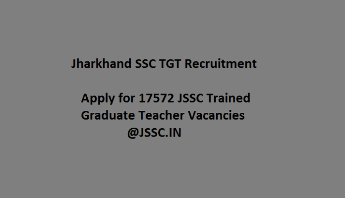 Jharkhand SSC TGT Teacher Recruitment