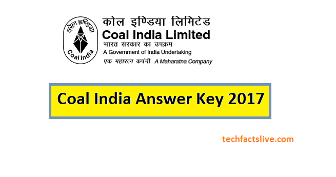 coal india answer key