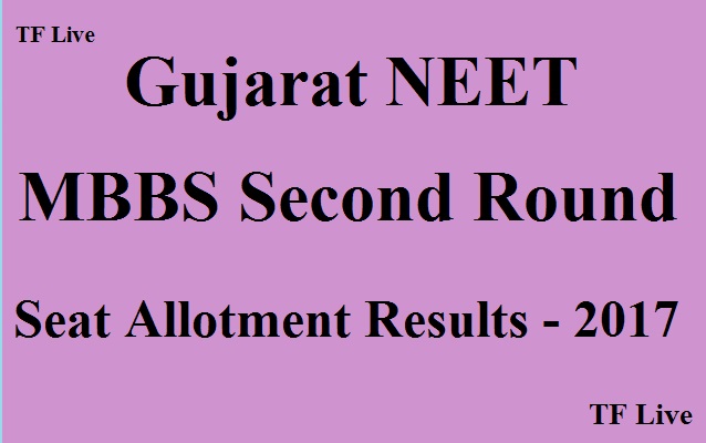Gujarat NEET MBBS Second
