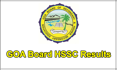 Goa Board HSSC Results 2017