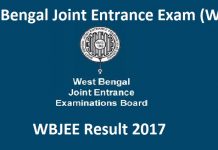 WBJEE Result 2017