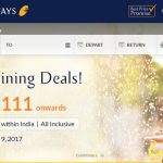 Jet Airways Raining Deals