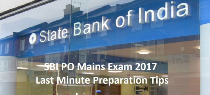 SBI PO Mains Exam 2017