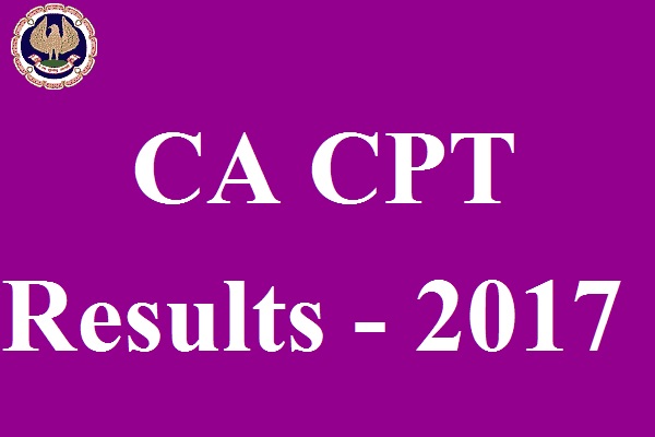 CA CPT Result 2017