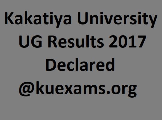 Kakatiya UG Results