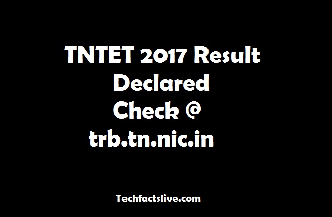 TNTET Results