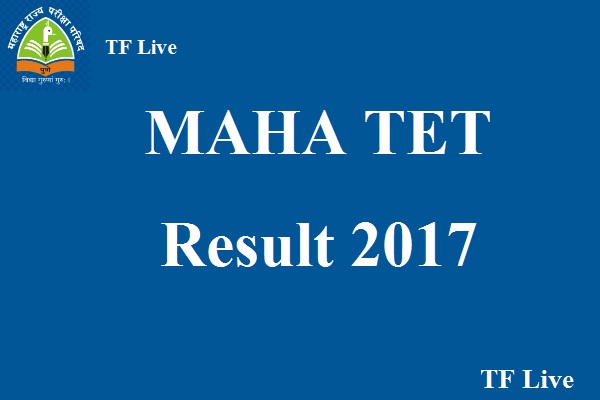MAHA TET Result 2017