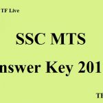 SSC MTS Answer Key 2017