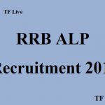 RRB ALP Recruitment 2017